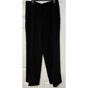 Norton McNaughton Women's Pants Half Elastic Waste Black‎ with Red Dots Sz 16